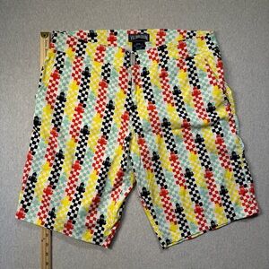 Vilebrequin board shorts.  Multi color with lighthouse pattern. XXL.